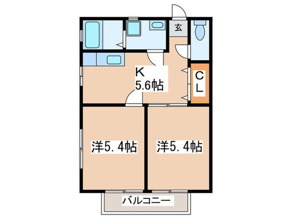 第１竹見荘の物件間取画像